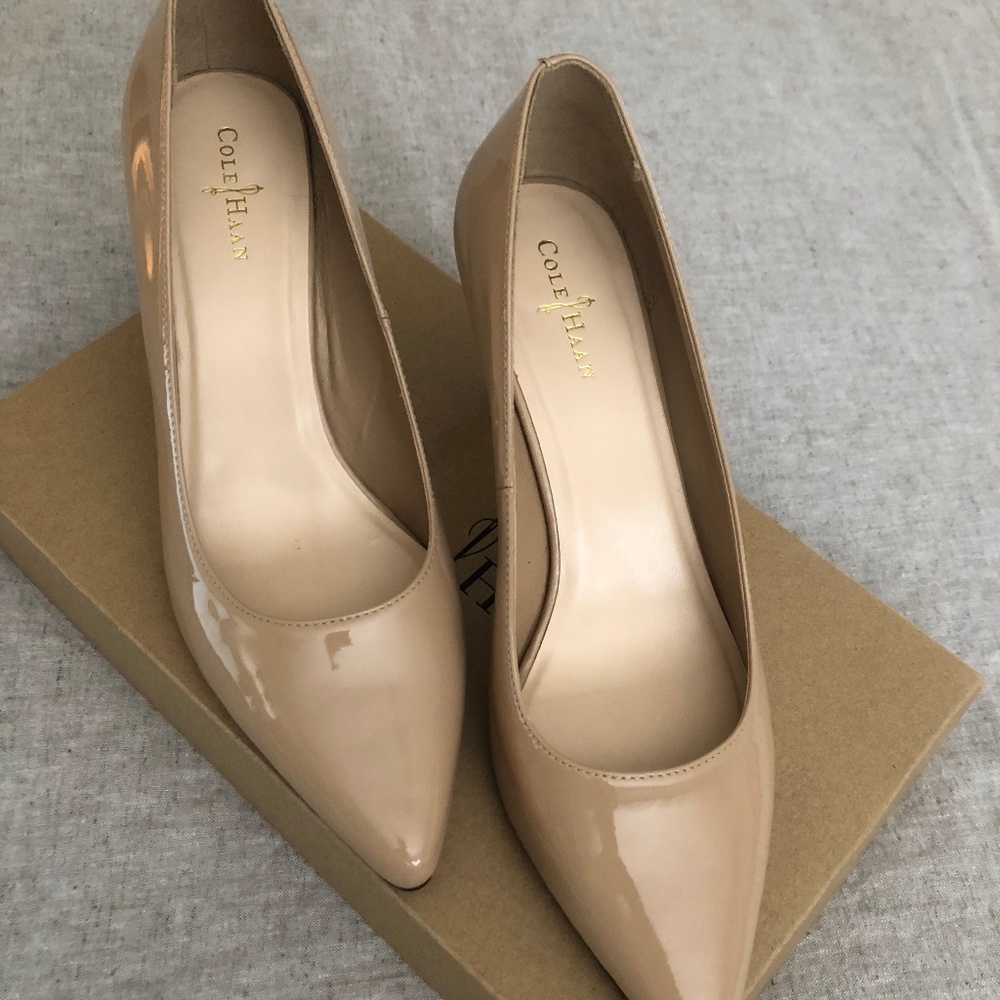 Cole Haan Valeria Pump, Nude Heel/Pumps Size 7